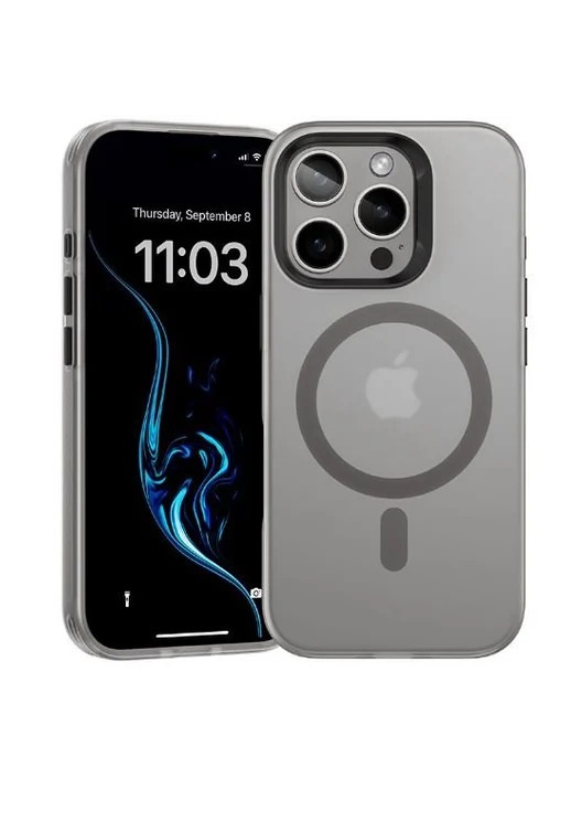 Benks MagClap Lucid Armor Protective Grey: MagSafe и доступность кнопок